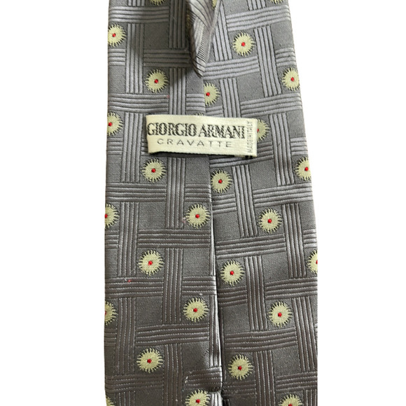 GIORGIO ARMANI CRAVATTE MEN'S SILK TIE - Picture 6 of 7